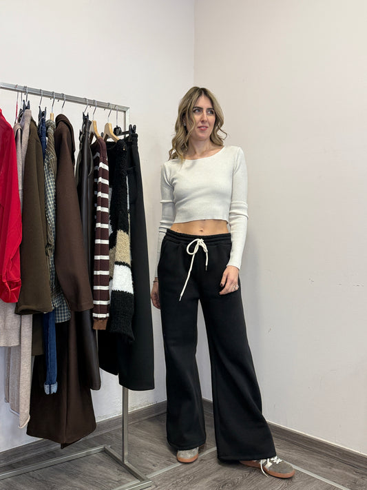 Pantaloni tuta felpati