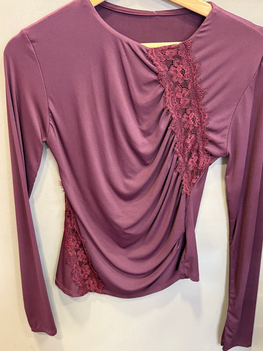 Maglietta inserti pizzo