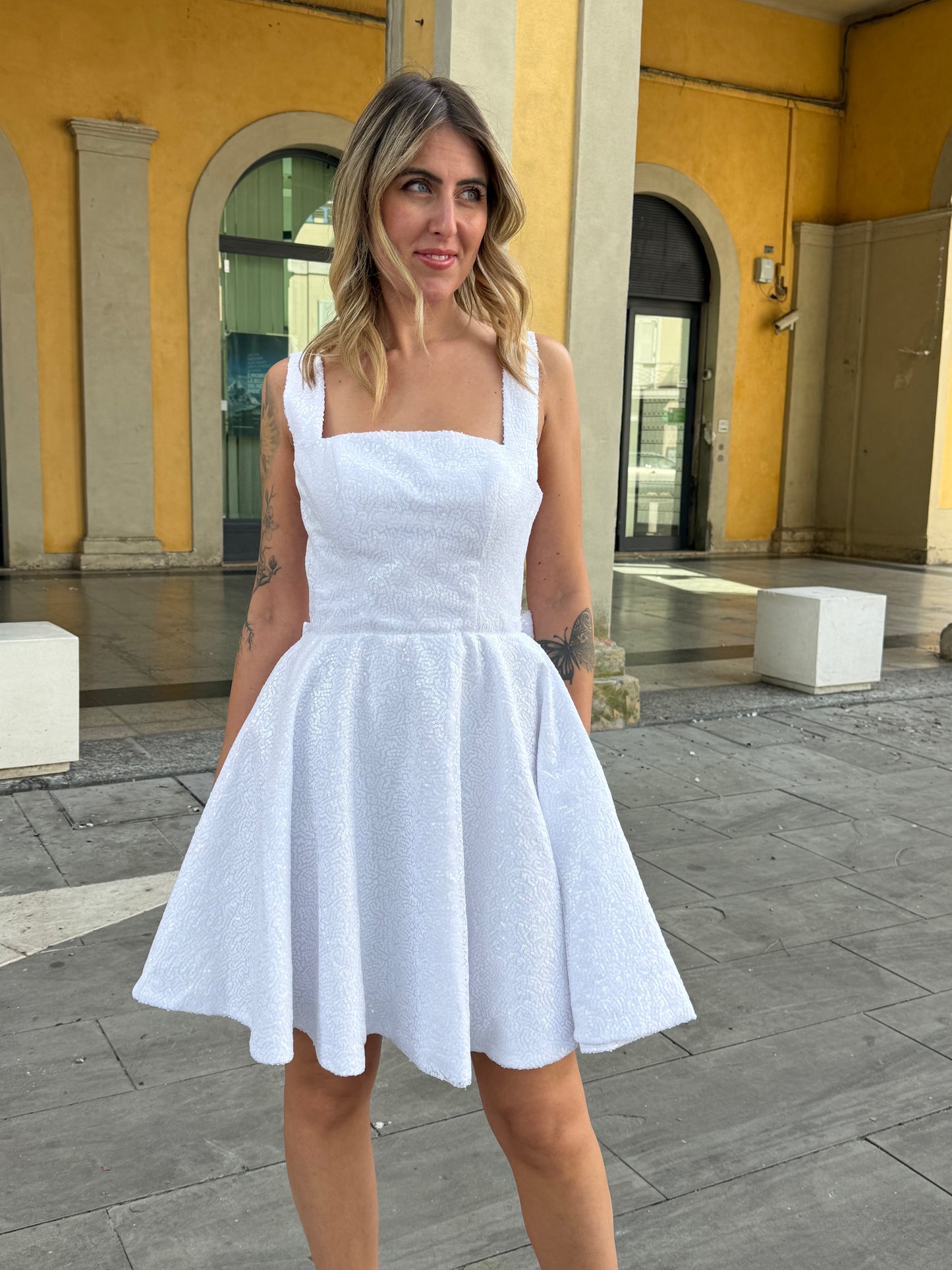 Abito wedding corto Elise