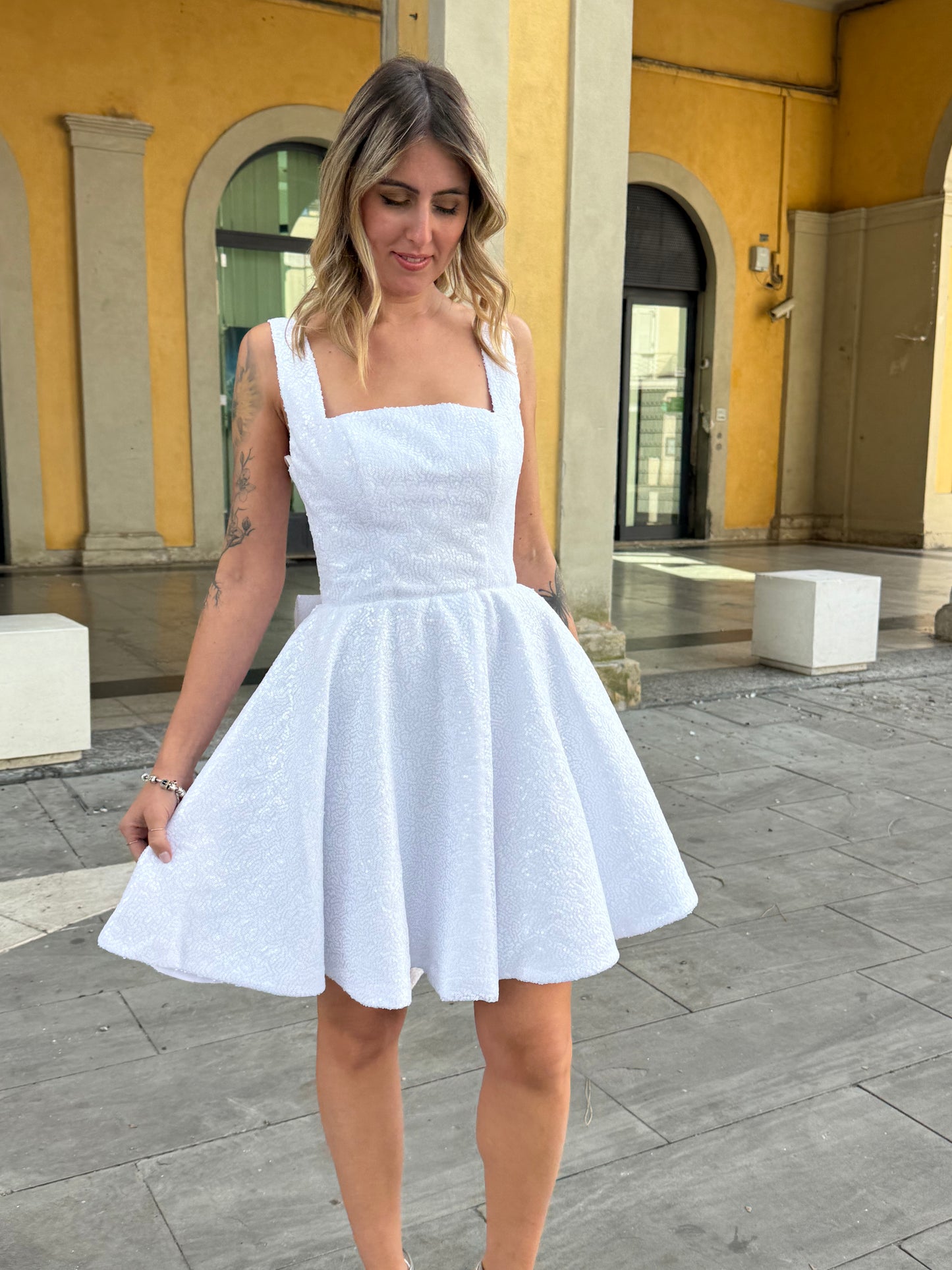 Abito wedding corto Elise