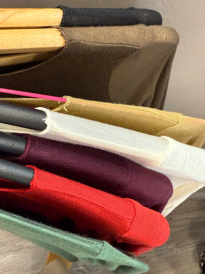 Basica misto cashmere girocollo