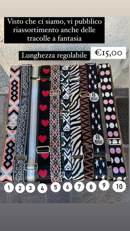 Tracolla borsa fantasia